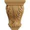 Ekena Millwork 8 1/2"W x 6 1/2"D x 14"H Large Wide Acanthus Wood Corbel, Alder CORW08X06X14ACAL - alternate 2